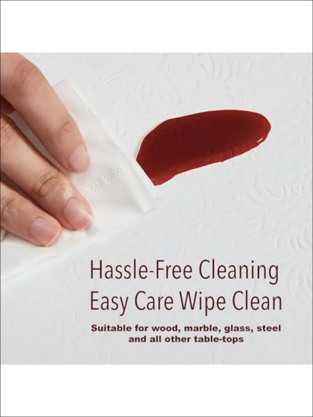 Quilted Heavy Duty Table Pad Protector Flannel Backing Cut to Fit Heat Resistant